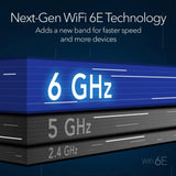 NETGEAR® Orbi RBKE962 (AXE11000) Quad-Band WiFi 6E Mesh - 2 node