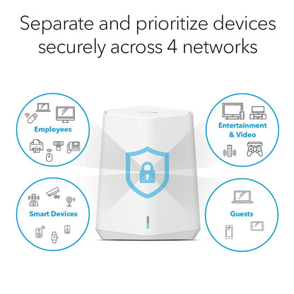 Netgear Orbi Pro SXK30 (AX1800) Dual-Band WiFi-6 Business Mesh - 2 Node