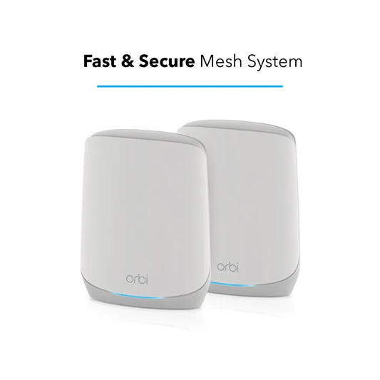 Netgear Orbi RBK762 (AX5400) Tri-Band WiFi-6 Mesh - 2 node