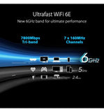 ASUS RT-AXE7800 (AXE7800) WiFi 6E Router