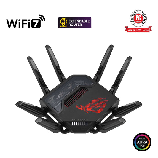 ASUS GT-BE98 (BE25000) - Quad-band WiFi 7 Gaming Router