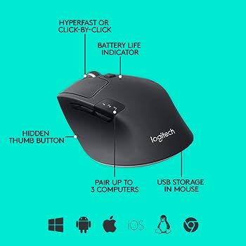 Logitech M720 Multi-Device Wireless Mouse