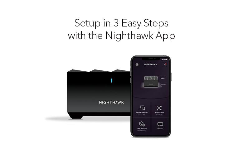 Nighthawk MK73s (AX3000) WiFi 6 Mesh - 3 node