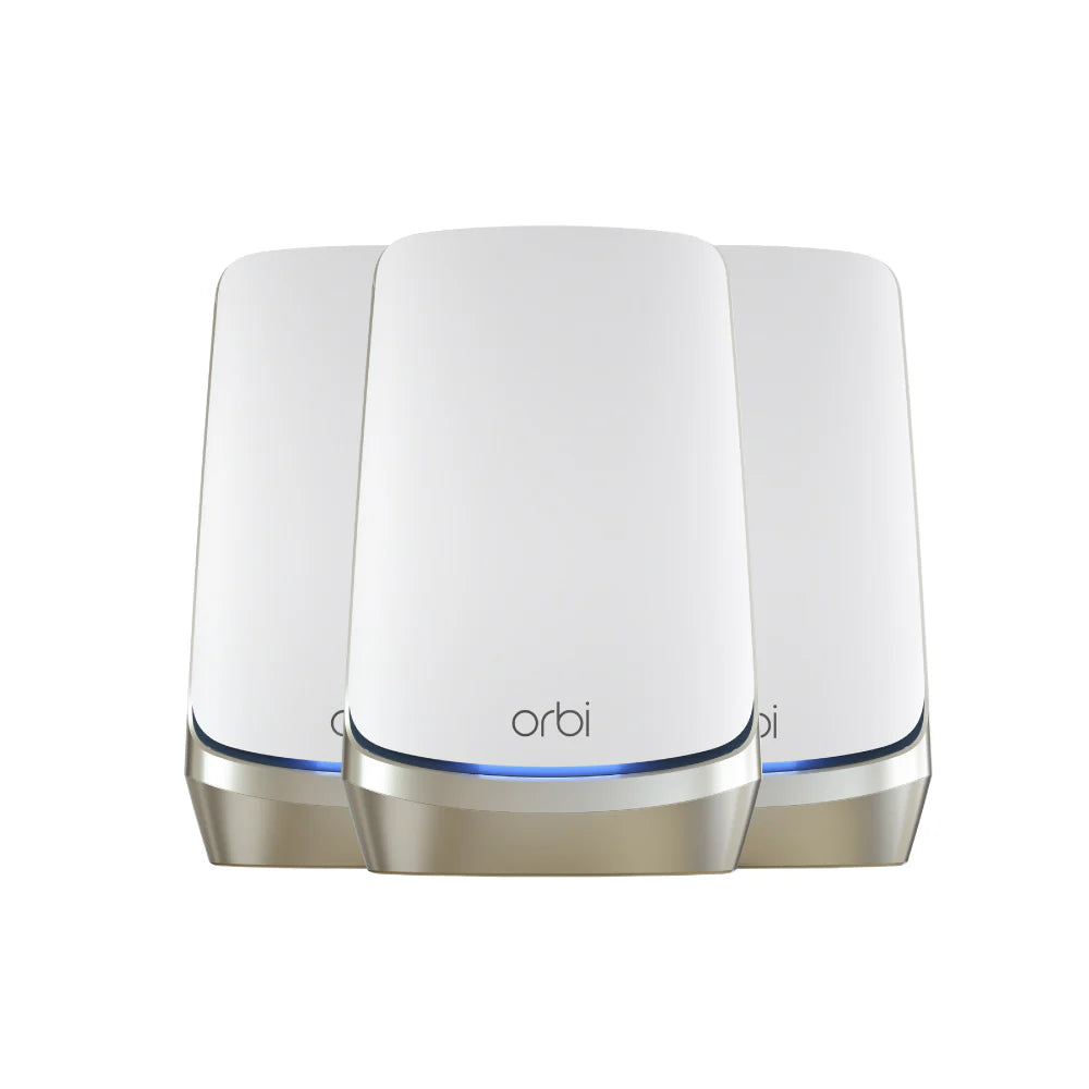 NETGEAR® Orbi RBKE963 (AXE11000) Quad-Band WiFi 6E Mesh - 3 node