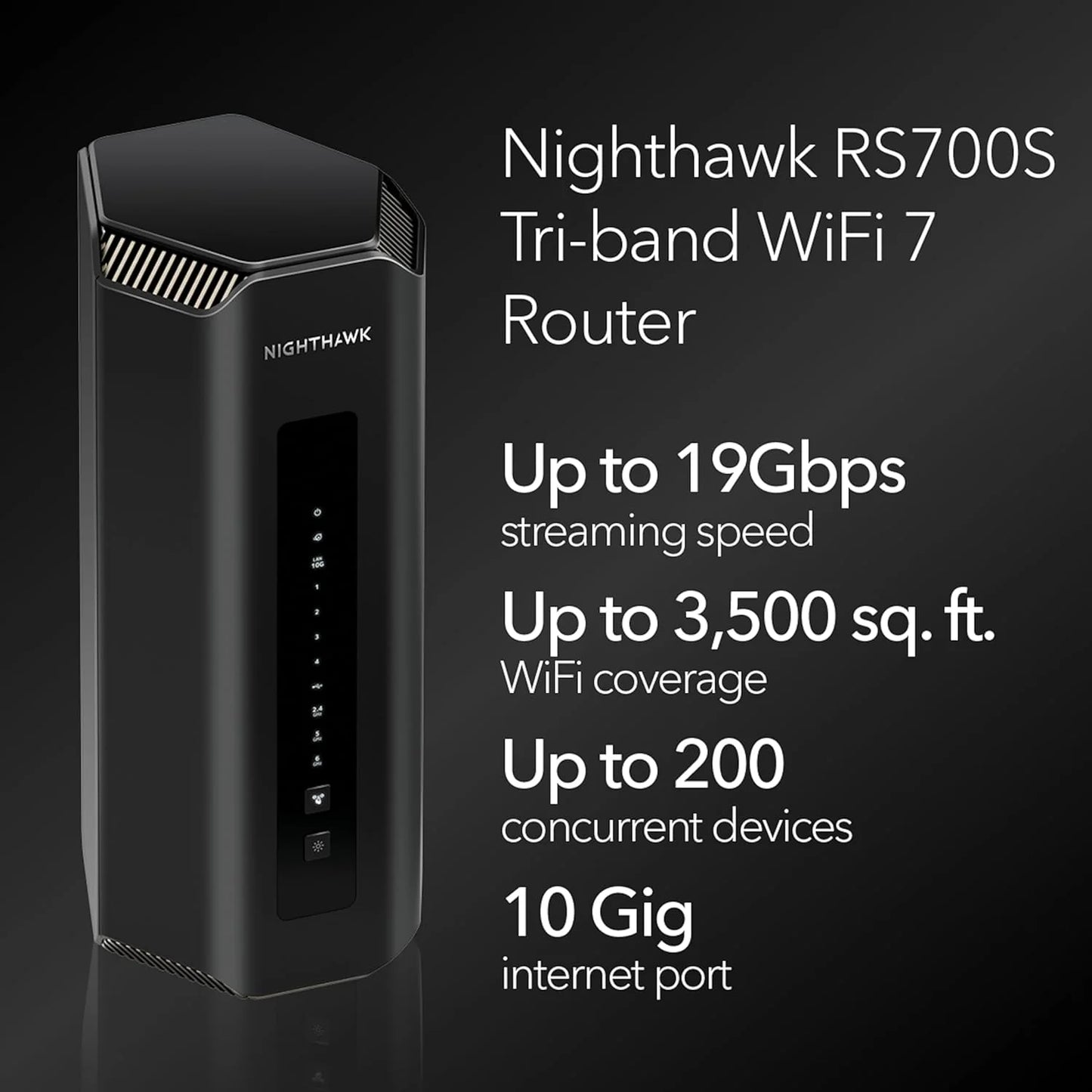 Netgear RS700S (BE19000) Tri-Band WiFi 7 - 1 node