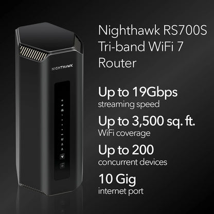 Netgear RS700S (BE19000) Tri-Band WiFi 7 - 1 node