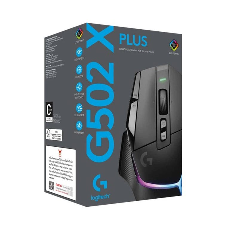 Logitech G502 X PLUS LIGHTSPEED RGB Mouse