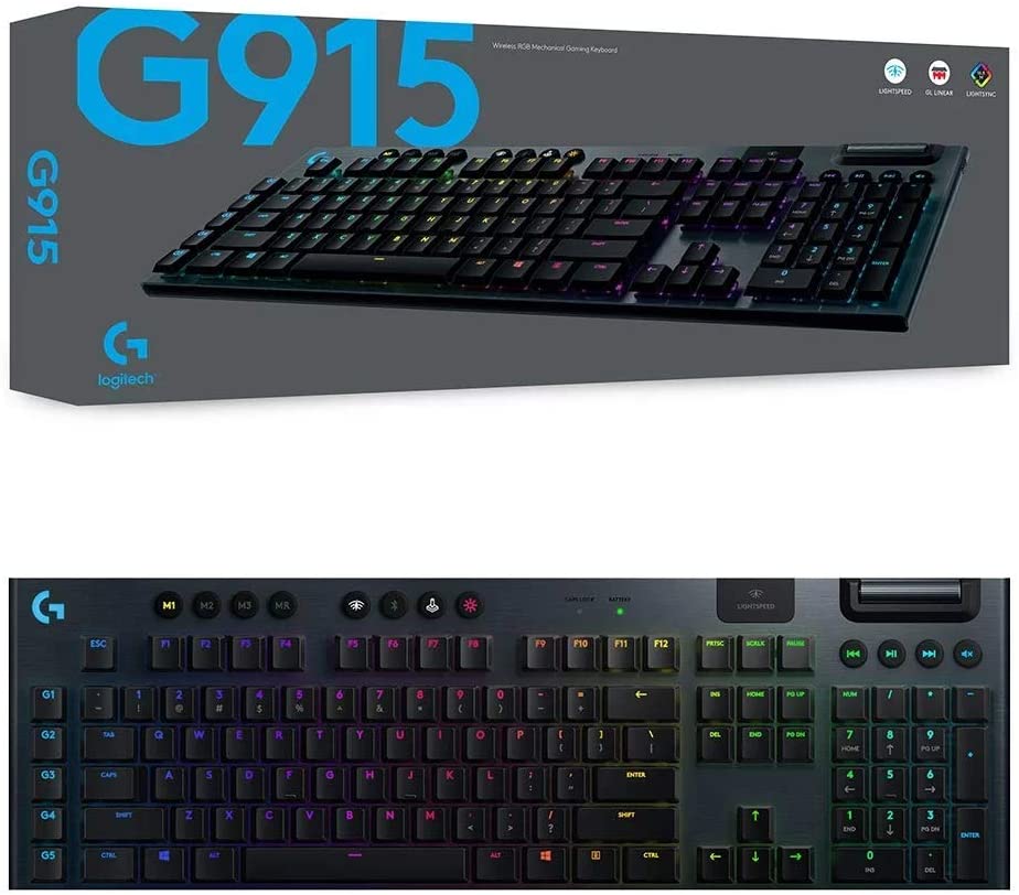 Logitech G915 TKL Mechanical Gaming keyboard - Linear