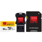 Strontium - 64GB MicroSDXC NITRO 3in1
