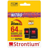 Strontium - 64GB MicroSDXC NITRO 3in1