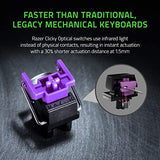 Razer Huntsman Mini - 60% Optical Gaming Keyboard (Clicky Purple Switch / Linear Red Switch)