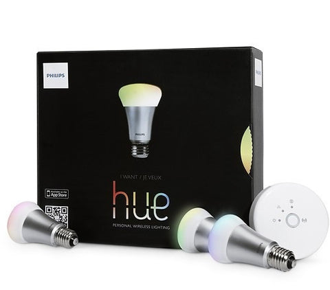 Philips Hue Connected Bulb (Starter Pack - 3 bulbs and Wireless bridge)